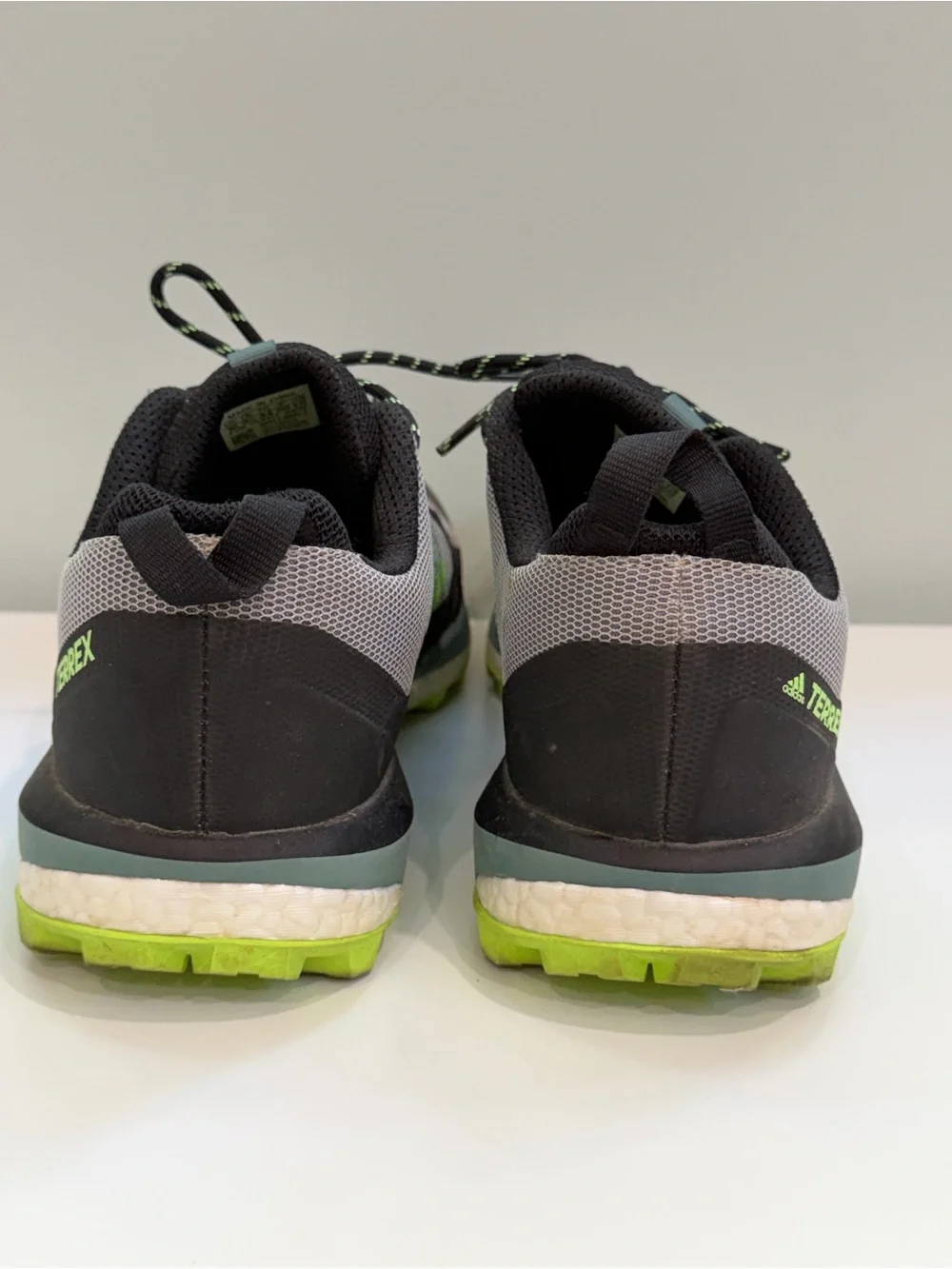 Adidas Terrex Two Ultra Boost Gray Mens 10 Trail Running Shoes Hiking Outdoor